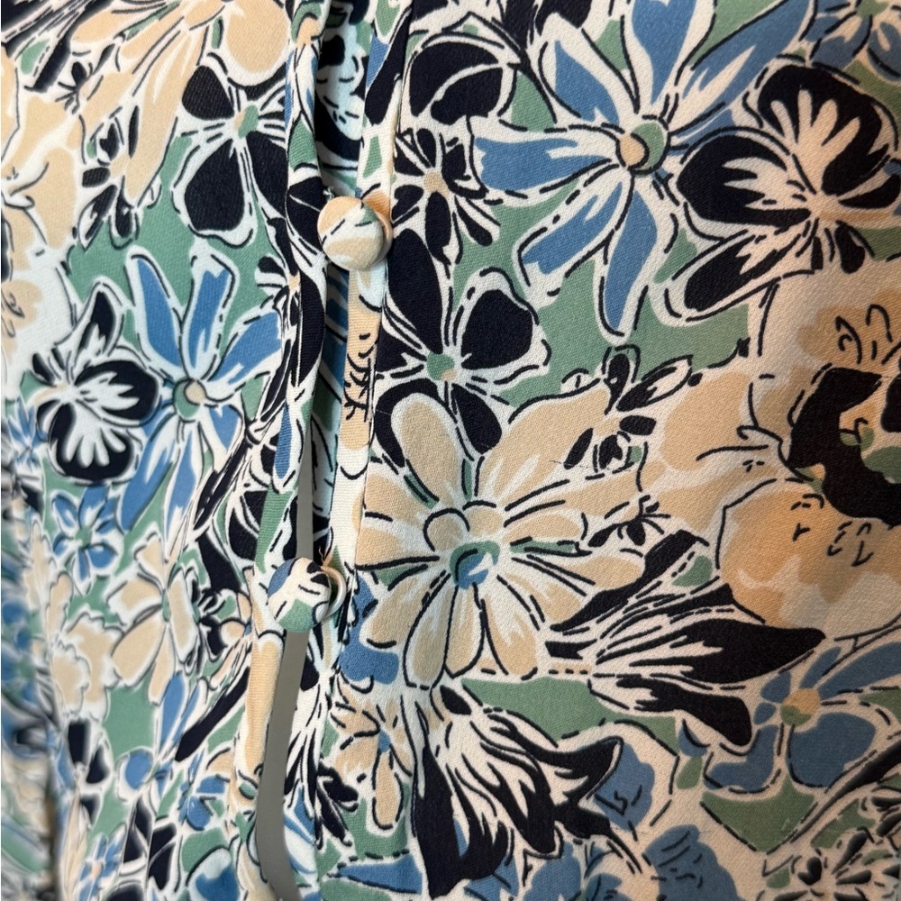 Veronica Beard Multicolor Floral Pattern Dress - image 2